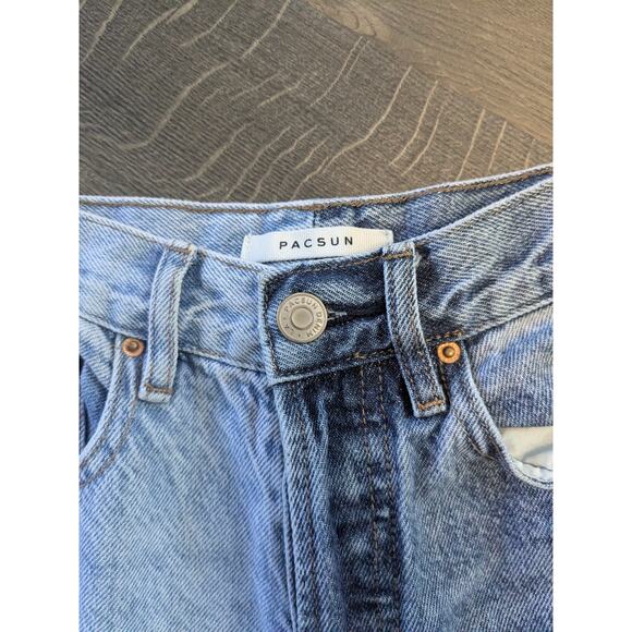 Pacsun Eco Two-Tone Dad Jeans SZ 22 - Picture 2 of 4